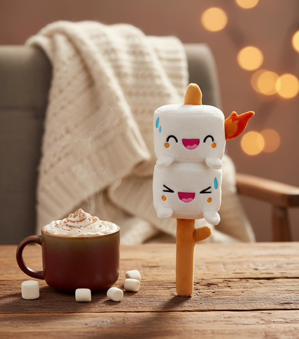 Peluche Yummies Marshi & Marshall les Marshmallow