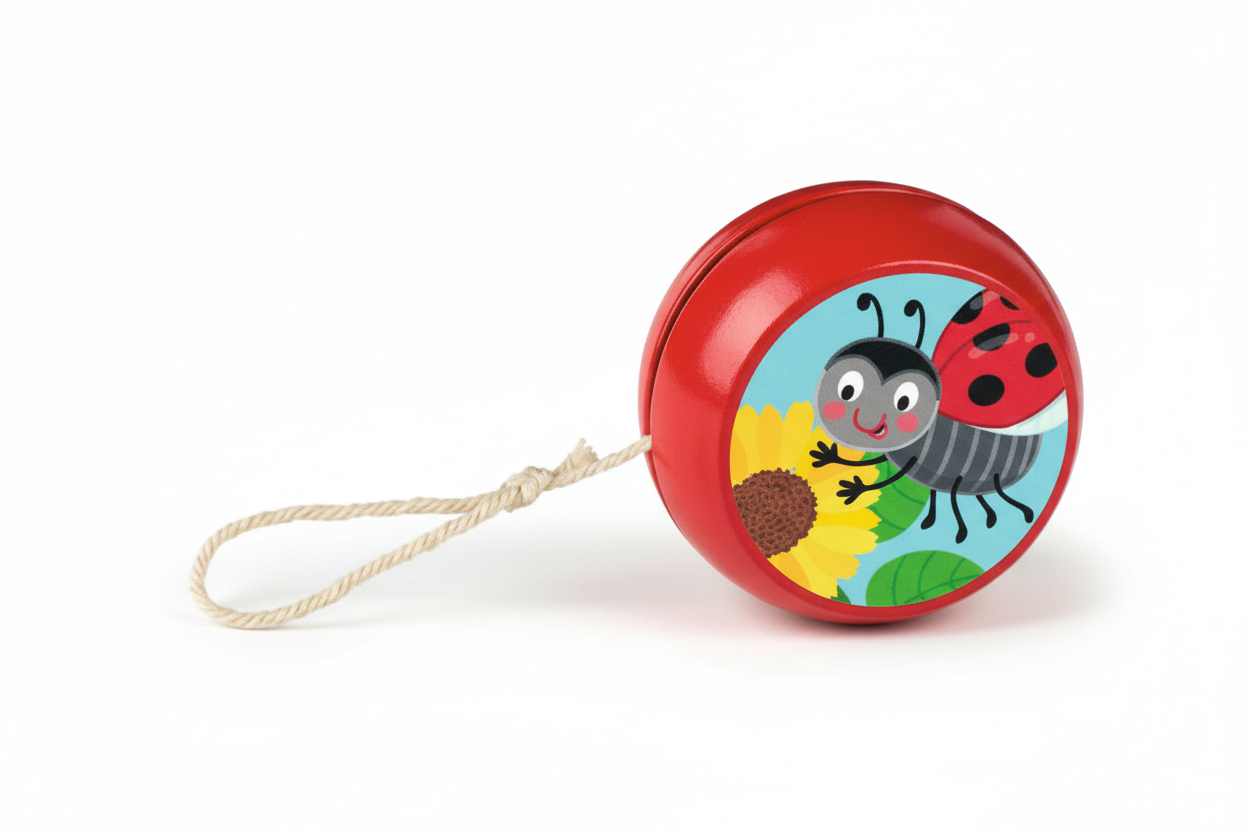Ladybug wooden yo-yo