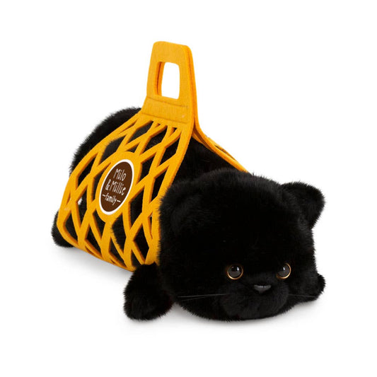Milo &amp; Millie Plush Toy, Milo the Black Cat (35 cm) - 0+