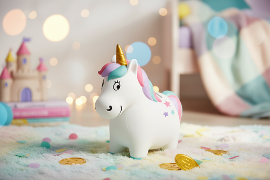 Unicorn piggy bank