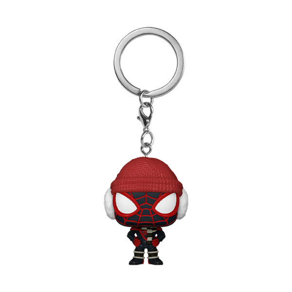 Funko Pop! Keychain Miles Morales "Tenue Hiver" – Spider‑Man