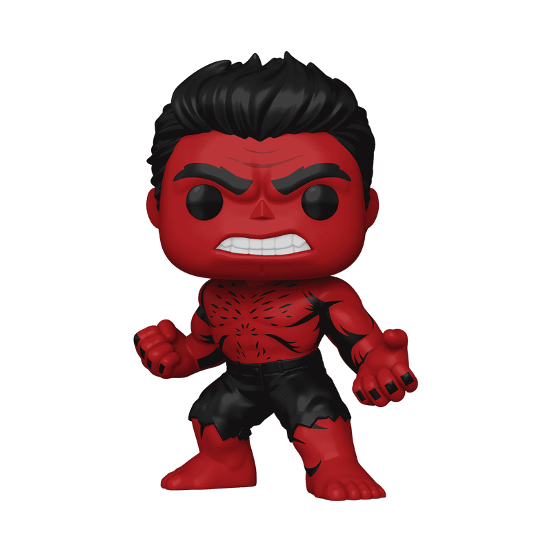 pop super red hulk retro comic deco 1338