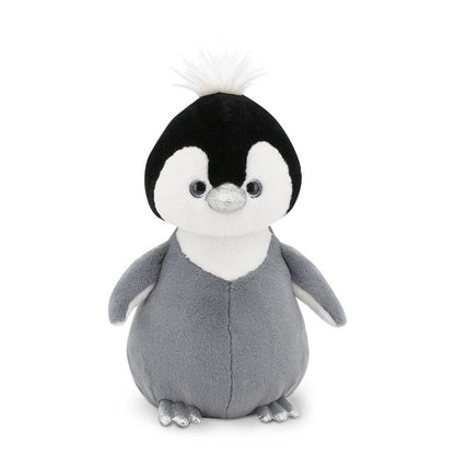 Peluche Fluffy le pingouin gris - 22 cm - dès 0 mois