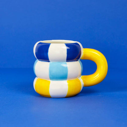 Mug, Floats, yellow, 300 ml, ceramic
