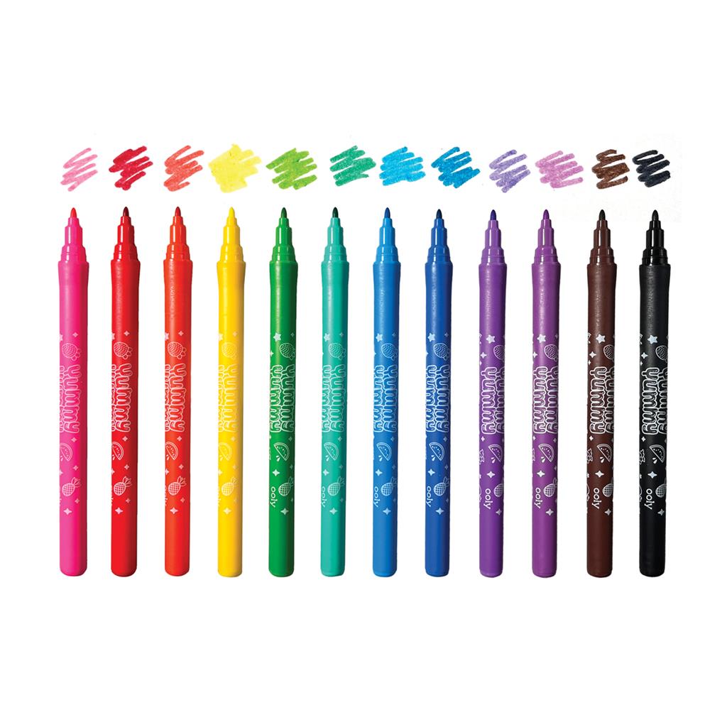 Set of 12 Scented Markers