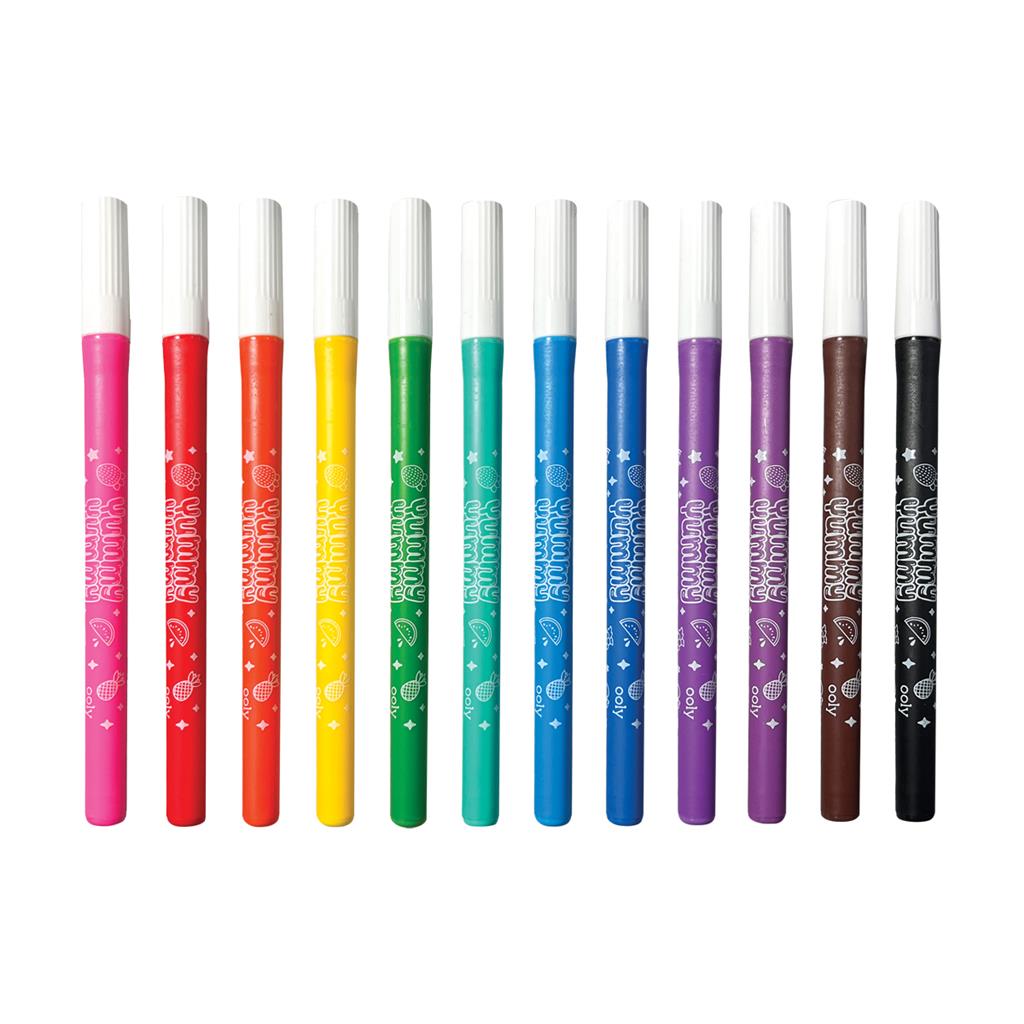 Set of 12 Scented Markers