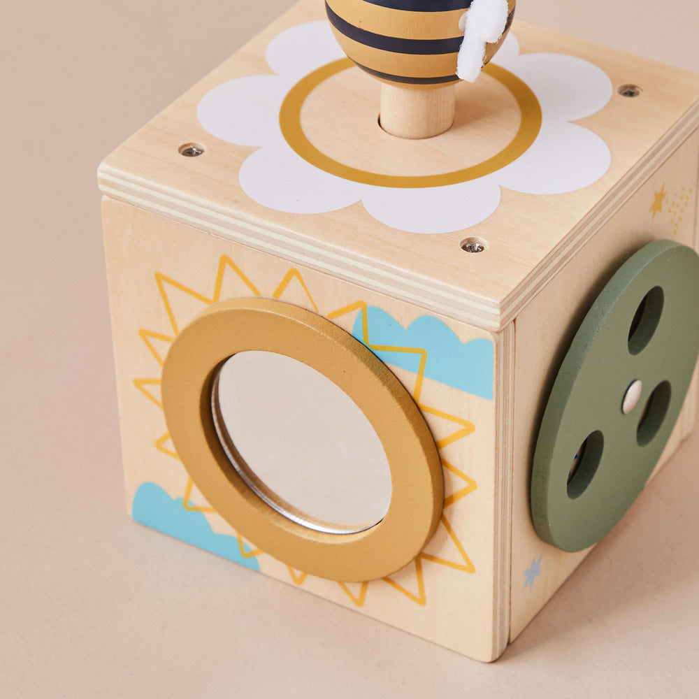 Article Enfant Mini-Cube d'Activités pour Enfants en Bois