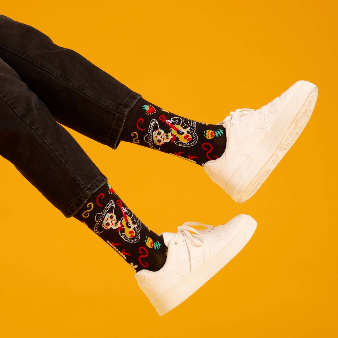 Mariachi Day of the Dead Socks