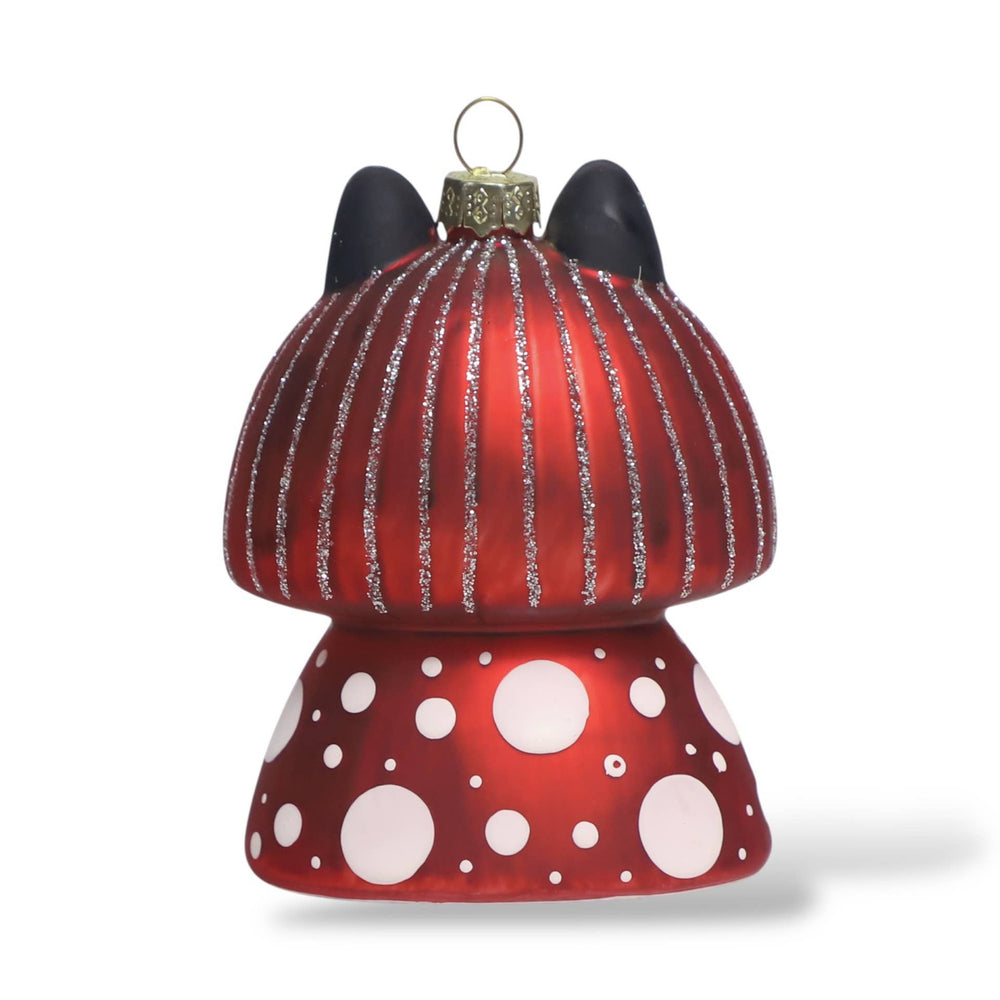 Boule de Noël « KusaMEOW » de Yayoi Kusama – Chat noir et blanc
