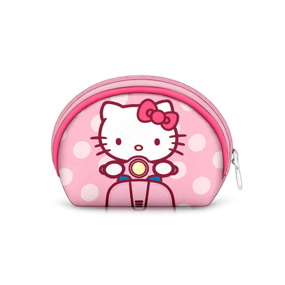 Porte-Monnaie Ovale Casual Hello Kitty « Moto »