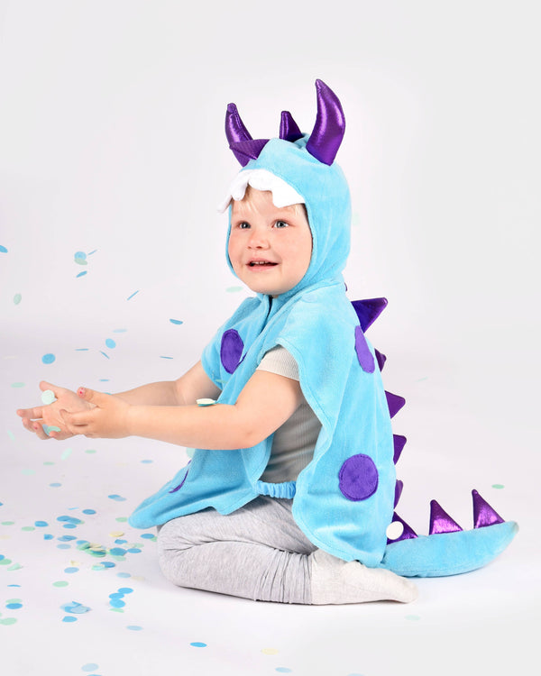 Blue Mini Monster Cape Size 86-110 cm 1-4 years