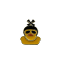 Pin’s Canard Jaune avec Casque Moto à Hélices