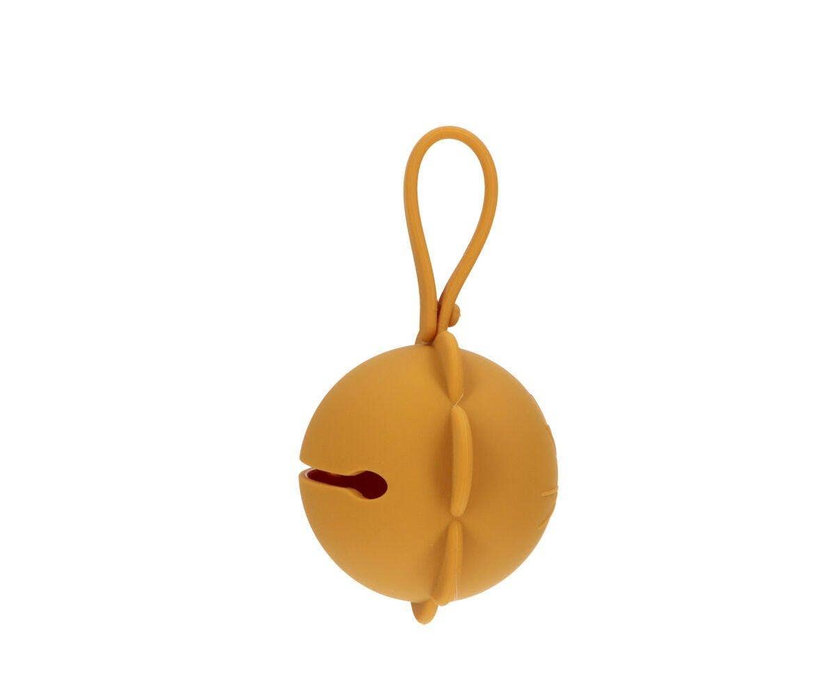 Silicone Flower Soother Holder Mustard