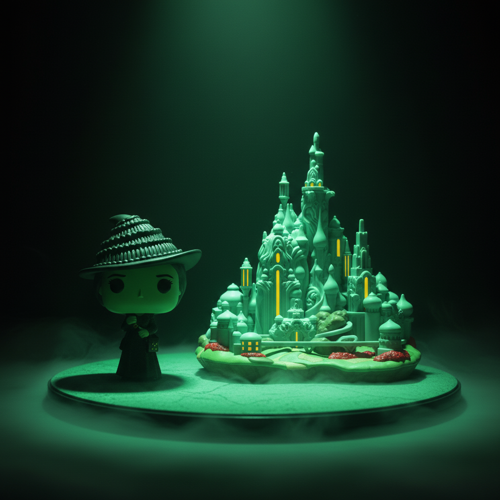Pop! Town Elphaba with the Emerald City
