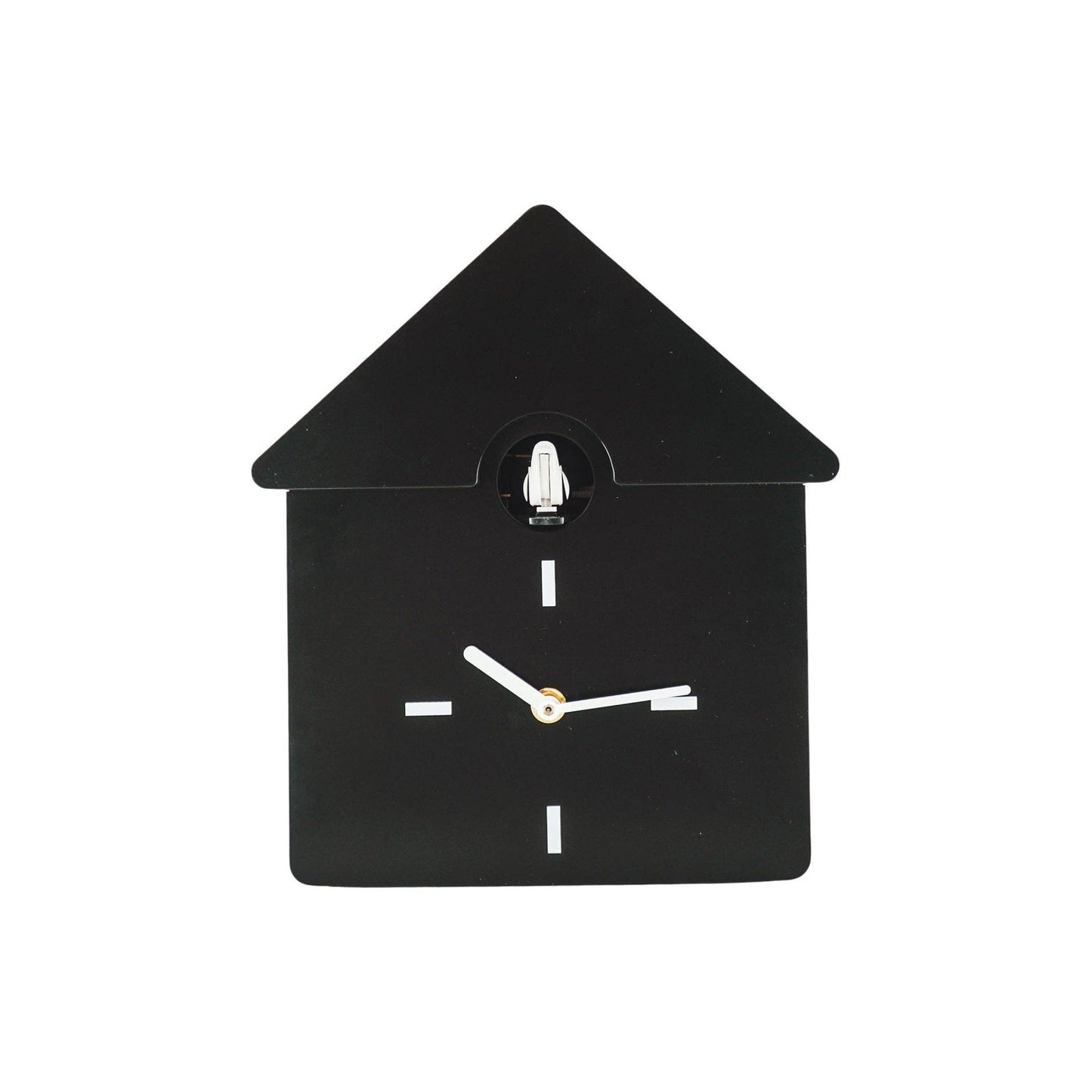 Clock - Cuckoo Wall Clock - Black - 24x27x9cm