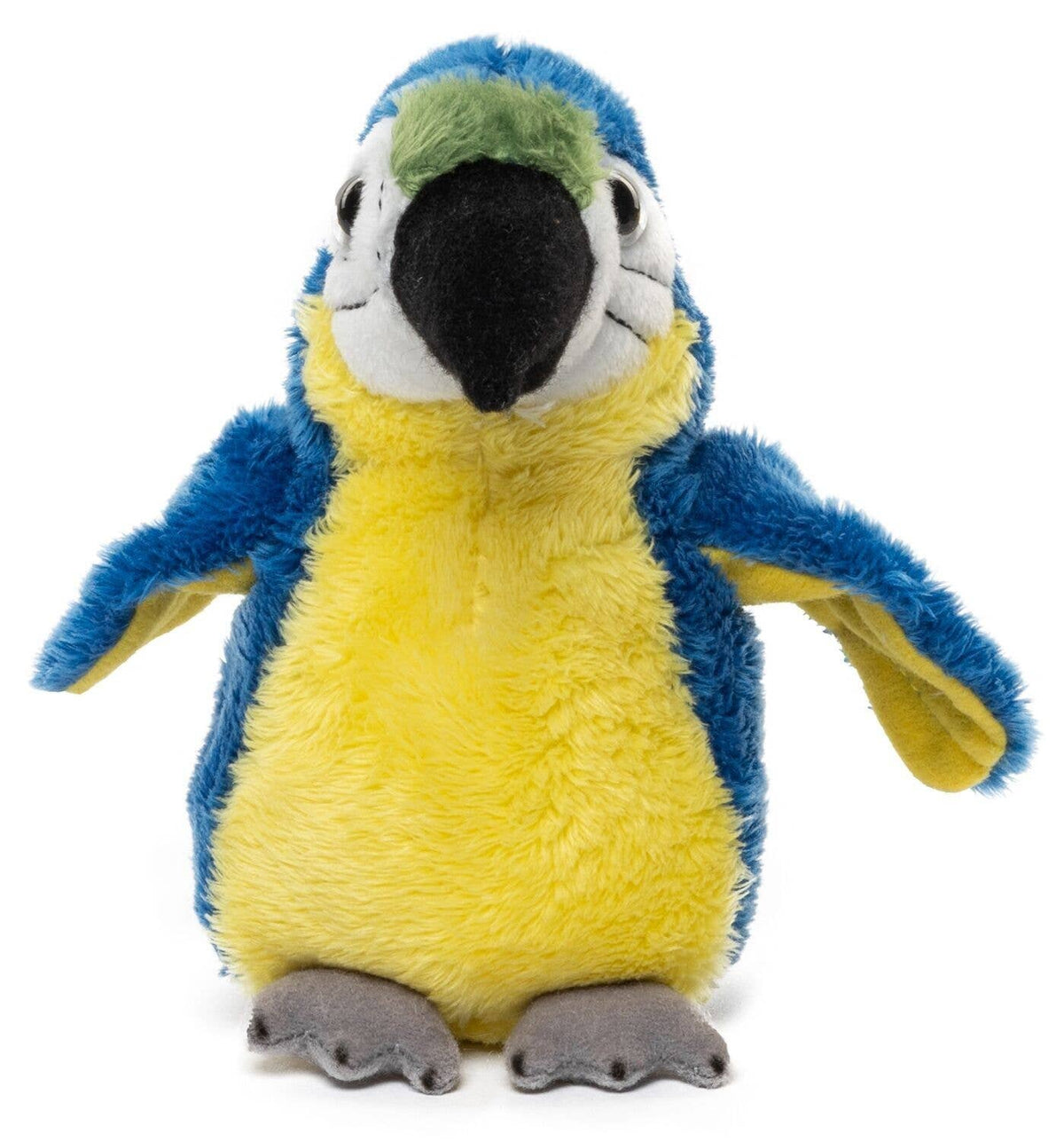 Peluche perroquet bleu