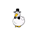 Pin’s Canard Blanc Gentleman