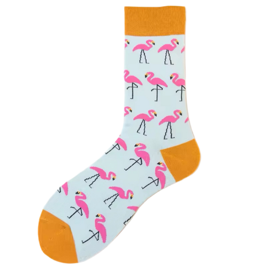 Chaussettes Flamant Rose