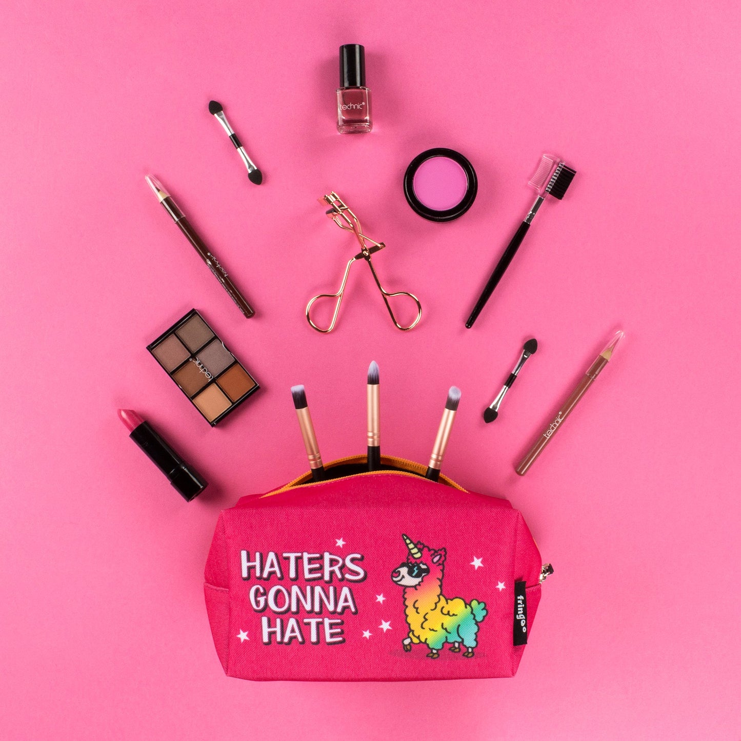 Posh Llama Pencil Case/Make-Up Bag