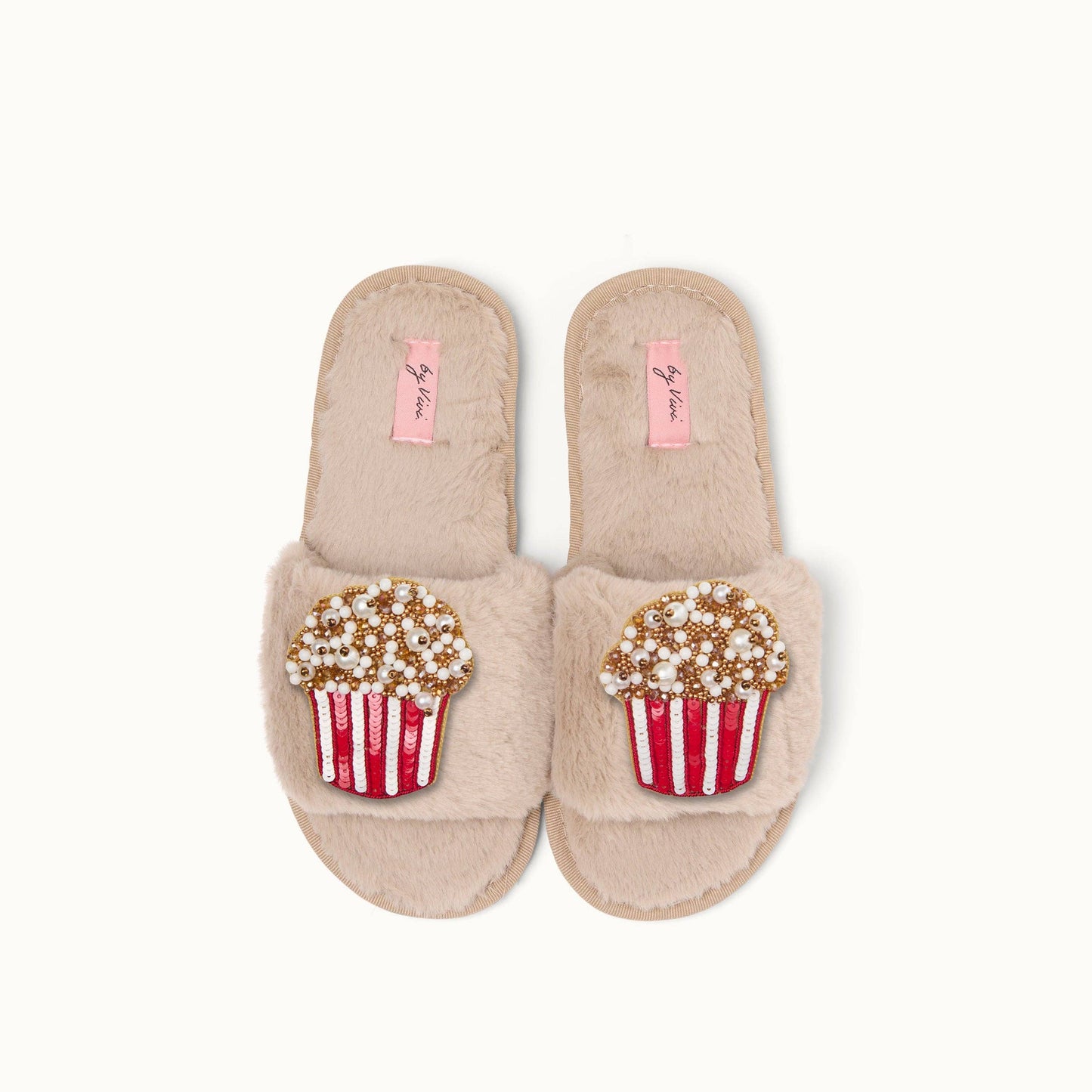 Paire de broches pour Chaussons - Popcorn