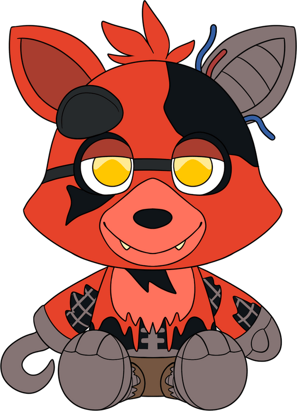 Withered Foxy Plush (9in)