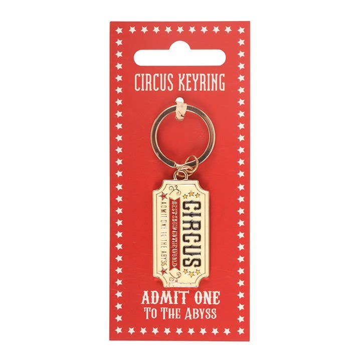 Porte-Clés Billet « Admit One to the Abyss » – Mystic Circus