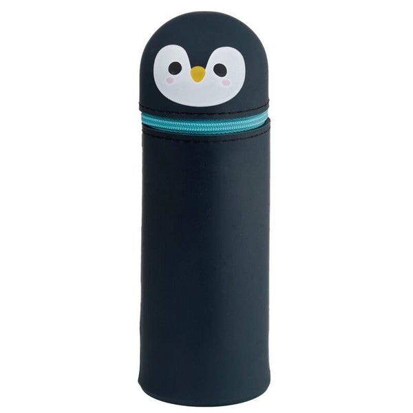 Trousse à crayons pingouin en silicone
