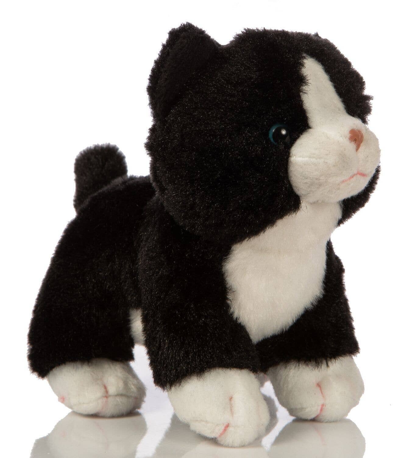 Standing Tuxedo Kitten Plush