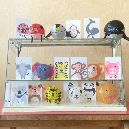 Japanese Paper Balloon Card - Seal