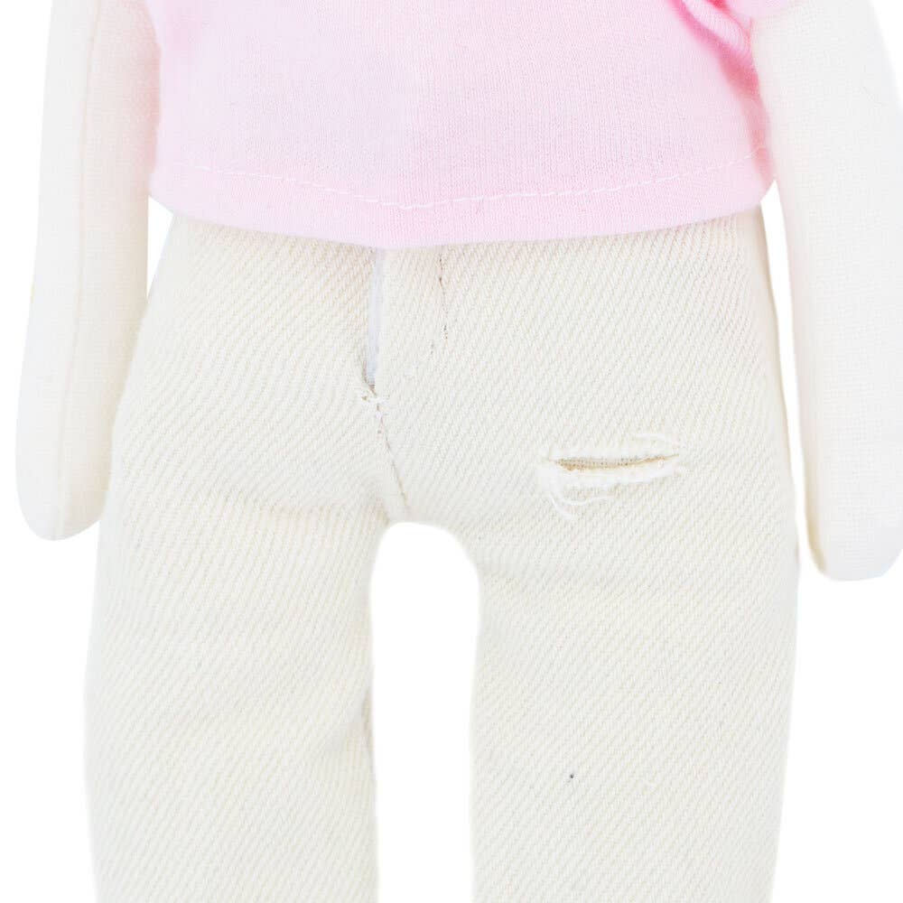 GIFT SET: Zoe the Sheep plush toy with jeans + Mermaid tail