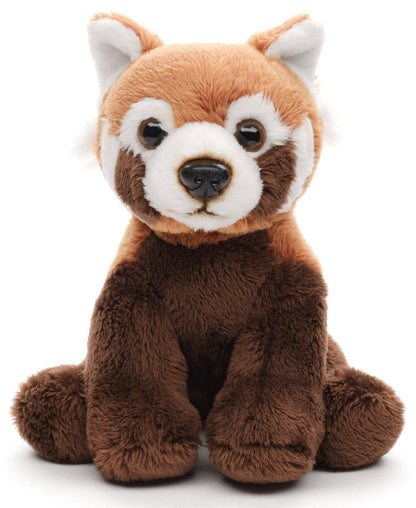 Peluche panda roux, assis Uni Toys