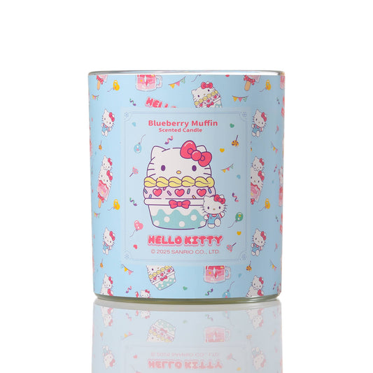 Original Hello Kitty Printed Candle, Blueberry Muffin Scent