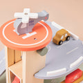 Jeu Jouet de Garage pour Enfants en Bois