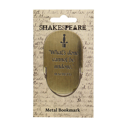 Marque-page en métal Shakespeare - Macbeth