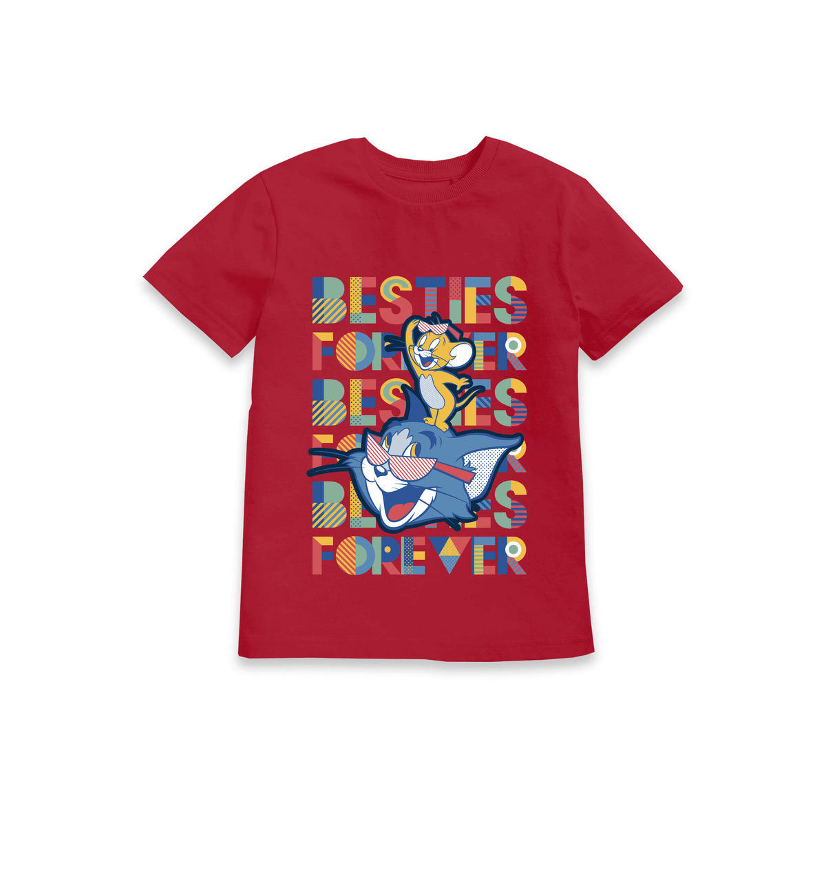 T-shirt enfant Tom et Jerry Besties Forever