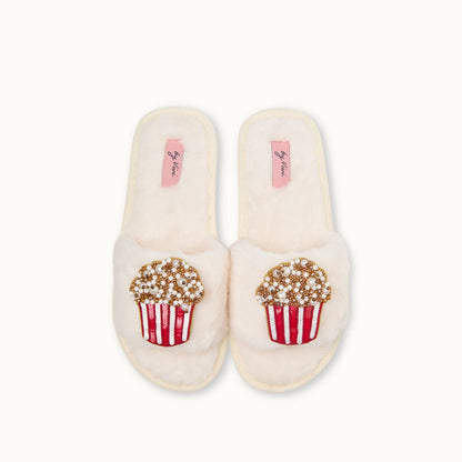 Paire de broches pour Chaussons - Popcorn