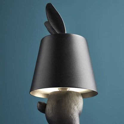 Hiding Rabbit LED Table Lamp, Black