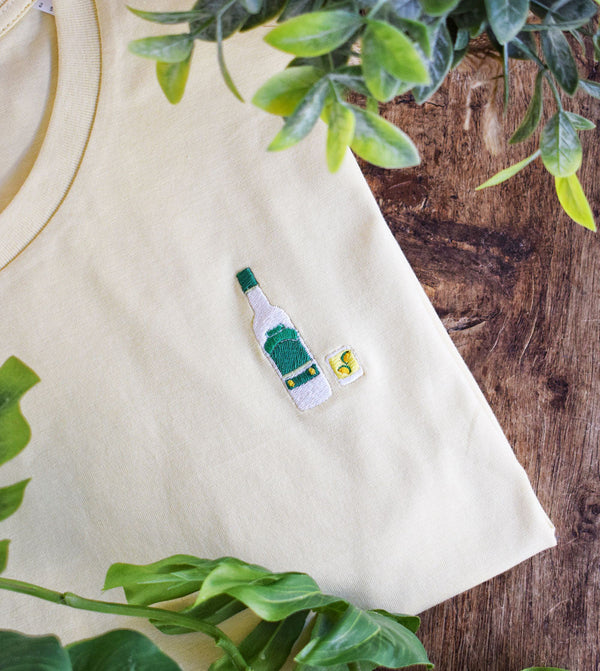 T-Shirt Brodé Ti Punch - t-shirt brodé Juste un T-shirt