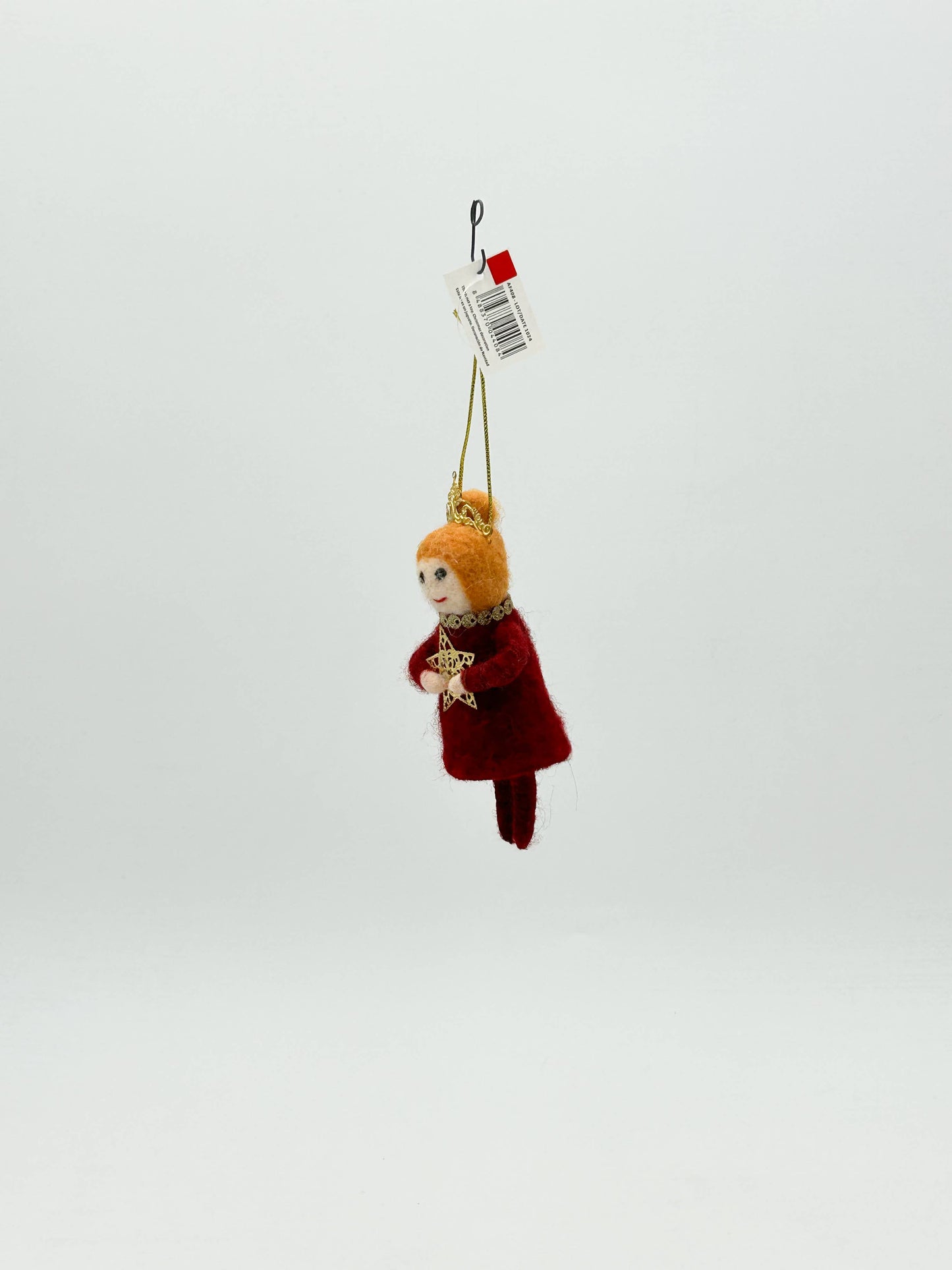 Felt Hanging Christmas Tree Ornament - Red Boy