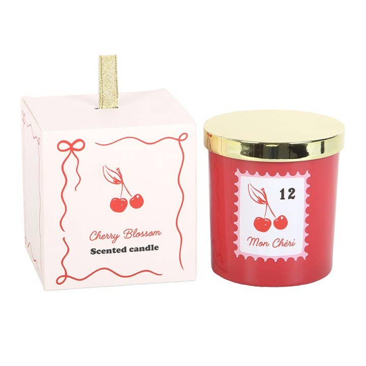 Valentine's Day Cherry Blossom Candle "My Darling"