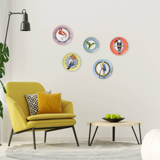 Mandala Toucan Wall Plate