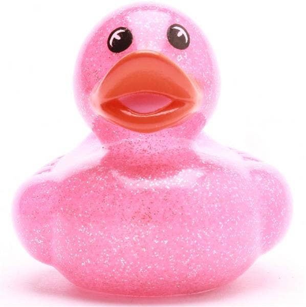 Mini Glitter Duck - pink