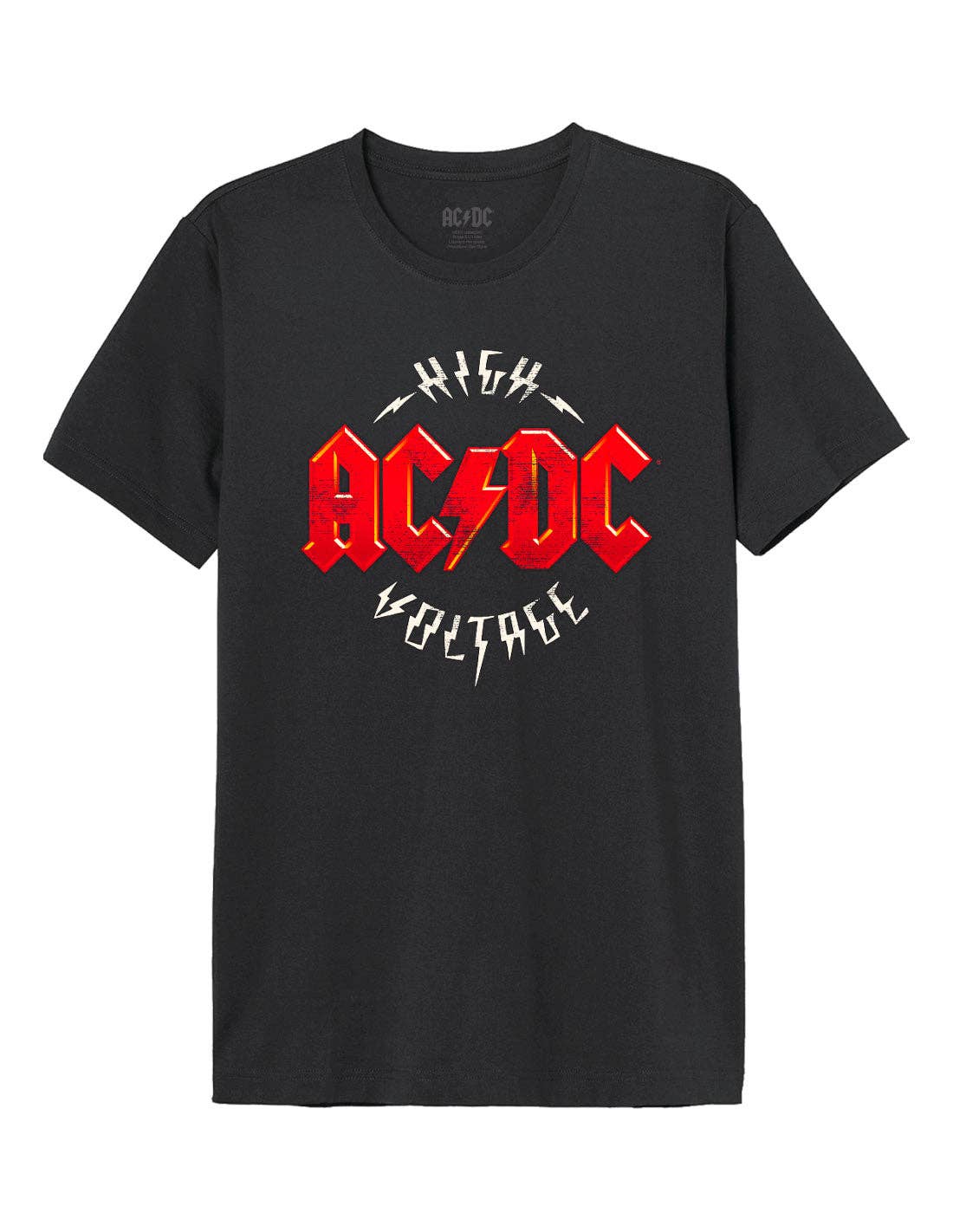 t shirt ac dc high voltage cotton division