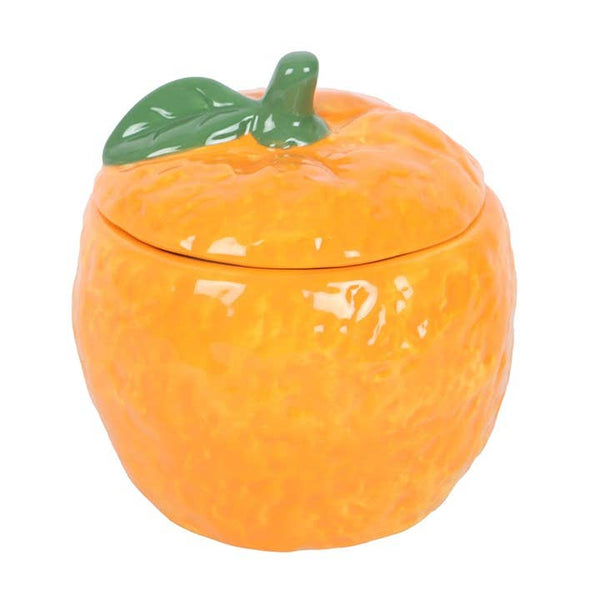 Orange-shaped oil burner