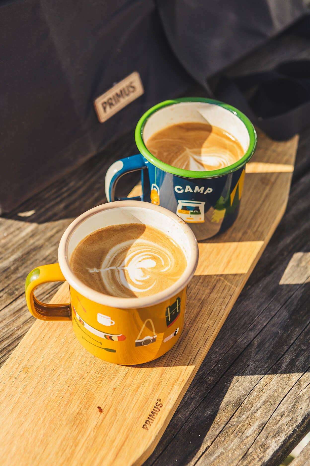 “Camp Stuff” enamel mug