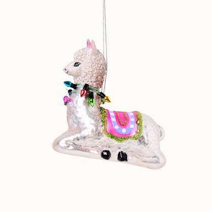 Christmas Alpaca Hanging Decoration