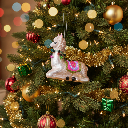 Christmas Alpaca Hanging Decoration