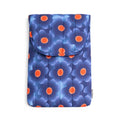 Housse d'Ordinateur Portable Florale Gonflée Bleue