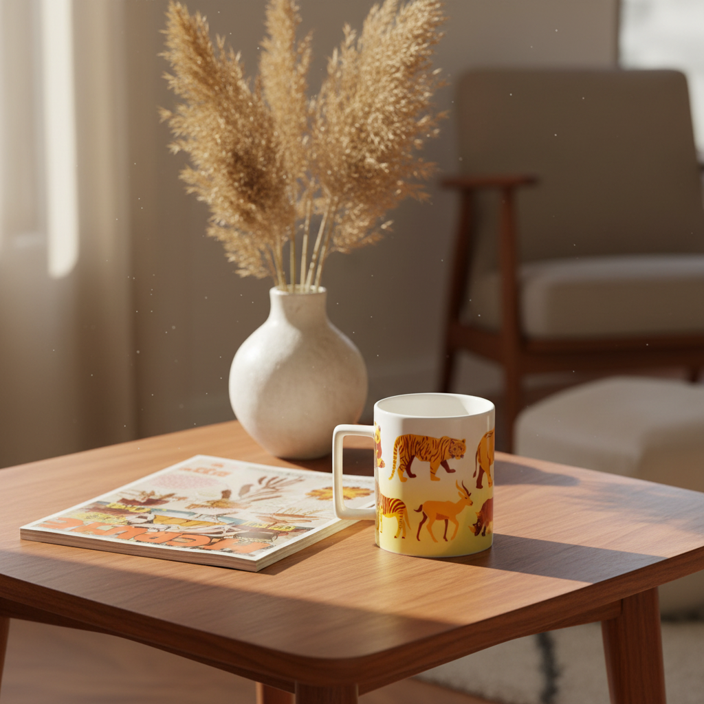 Retro Mammal Mug (350 ml)