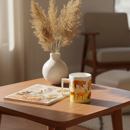 Retro Mammal Mug (350 ml)